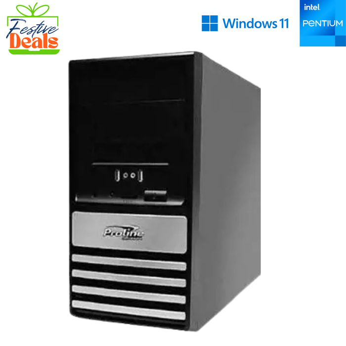 Mecer H310M-K MT Office Computer – Pentium Gold G5400 – 8GB DDR4 – 500GB HDD – Win11Pro – Refurb Special