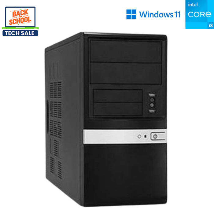 Proline Prime H510M-K Tower Business Computer – i3 10100 – 8GB DDR4 – 1TB HDD – Win11Pro – Refurb Special