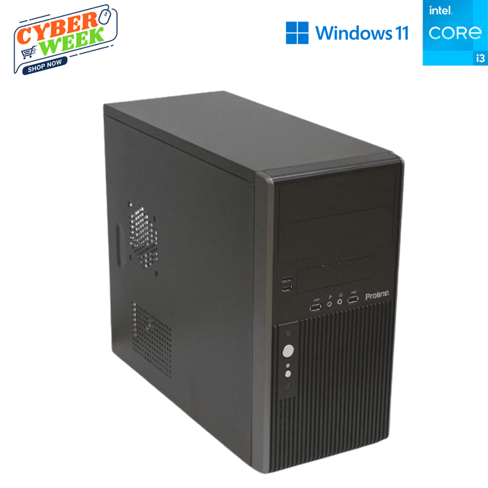 Proline Prime H570M-PLUS Tower Student Computer – i3 10100 – 8GB DDR4 – 1TB HDD – Win11Pro – Refurb Special