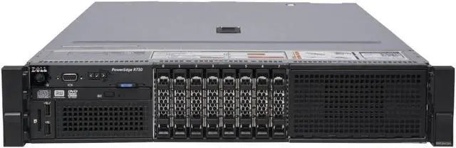 Dell PowerEdge R730 2U Rackmount Server – 8 SFF – Xeon E5-2660 v3 – 32GB DDR4 – 3 × 600GB SAS – PERC H730 Mini – QP 1Gb – 2 × 750 Watts – Refurb