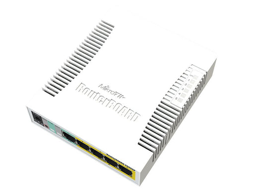 MikroTik SwOS Smart Switch 5 Port Gigabit 1SFP PoE Out-0