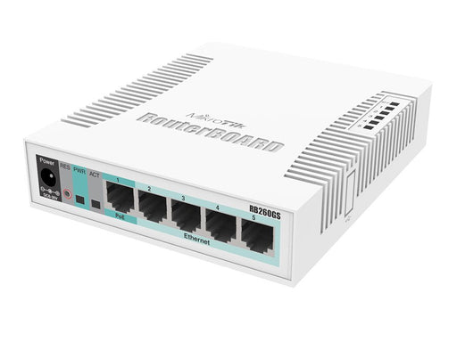 MikroTik SwOS Smart Switch 5 Port Gigabit 1SFP-0
