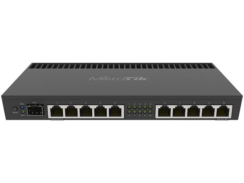 MikroTik 10 Port Gigabit 1SFP+ 4 Core L5 Rack-Mount Router-0