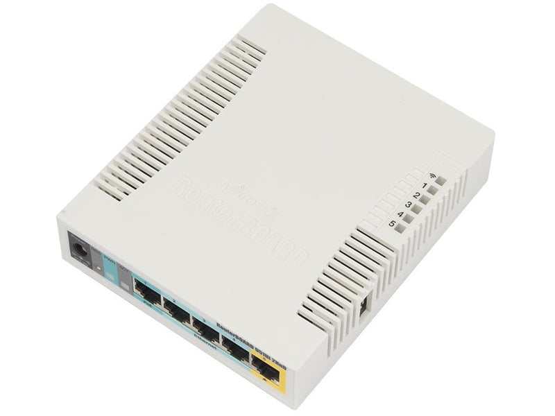MikroTik 2.4GHz 2.5dBi 5 Port Ethernet WiFi Router-0