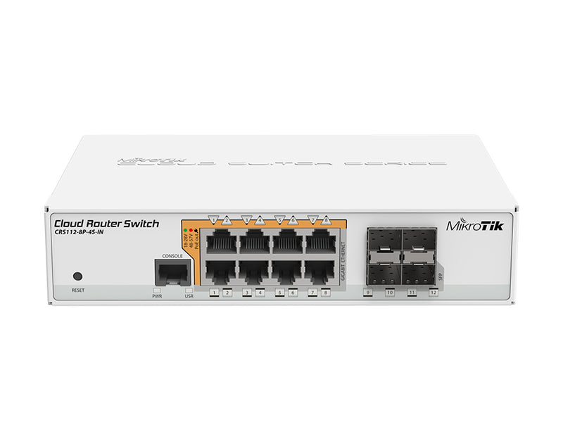 MikroTik Cloud Router Switch 8 Port PoE 4SFP-0