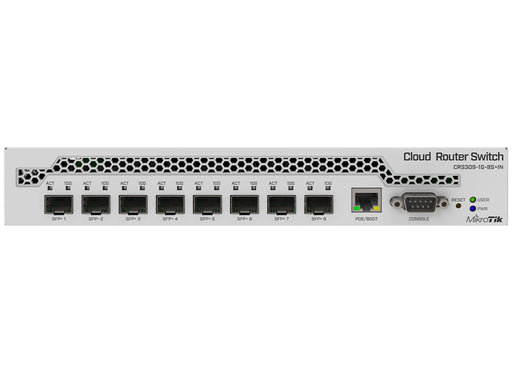 MikroTik Cloud Router Switch 8 Port SFP+ with PoE Input-0