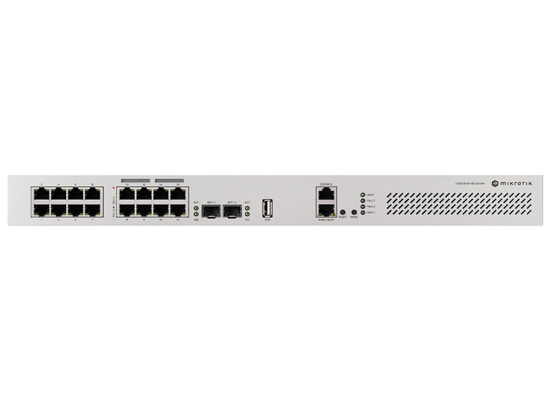 MikroTik Cloud Router Switch 16 Port with 8 PoE 150W 2SFP+-0