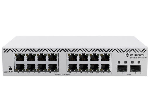 MikroTik SWoS Cloud Smart Switch 16 Port Gigabit 2 SFP+-0