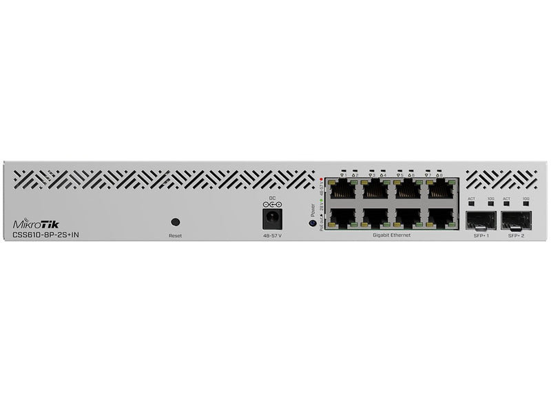 MikroTik SwOS Lite Cloud Smart Switch 8 Port PoE 2 SFP+-0