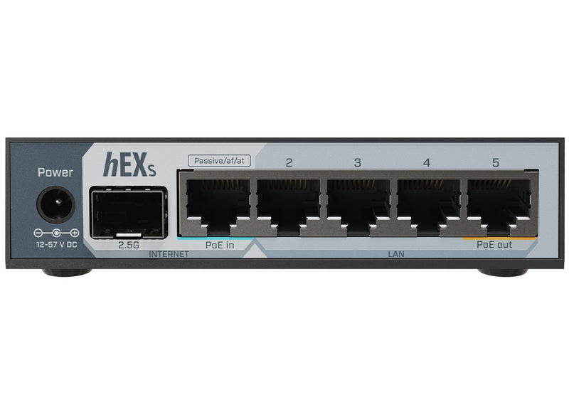MikroTik hEX S 5 Port Gigabit 1x 2.5G SFP Desktop Router-0