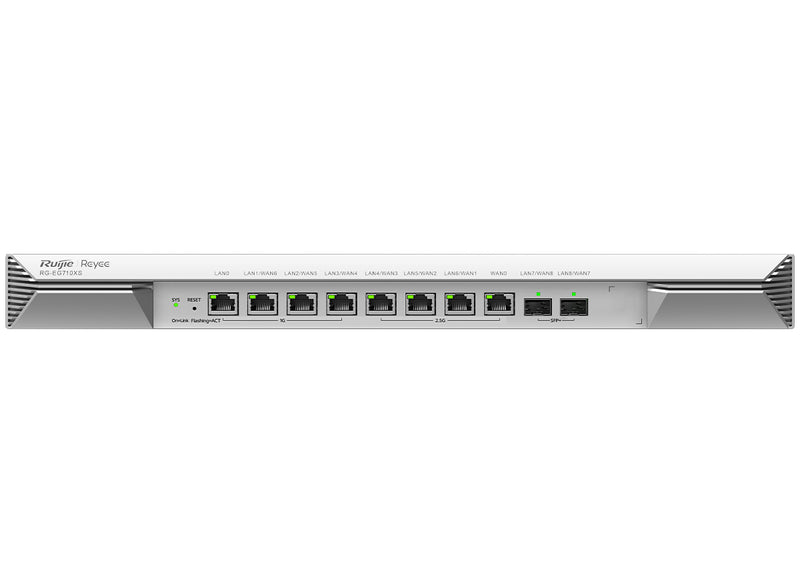 Reyee 8 Port Multi Gigabit 2SFP+ Multi-WAN 700 User Cloud Router-0