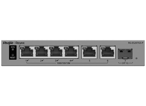 Reyee 6 Port Gigabit with 4 Port PoE 54W 1SFP Uplink Smart Managed Switch-0