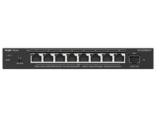 Reyee 8 Port 2.5Gbps PoE 130W 1SFP+ Smart Managed Switch-0