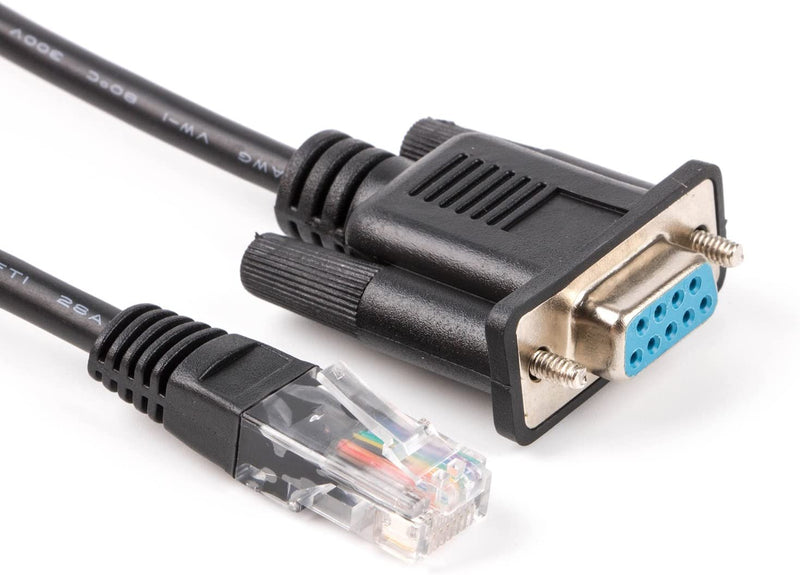Rs-232 Female To Rj-45 (Serial To Lan) - Serial Cable - Communication Cable - New
