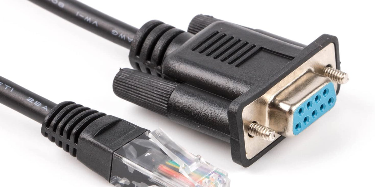 Rs-232 Female To Rj-45 (Serial To Lan) - Serial Cable - Communication ...