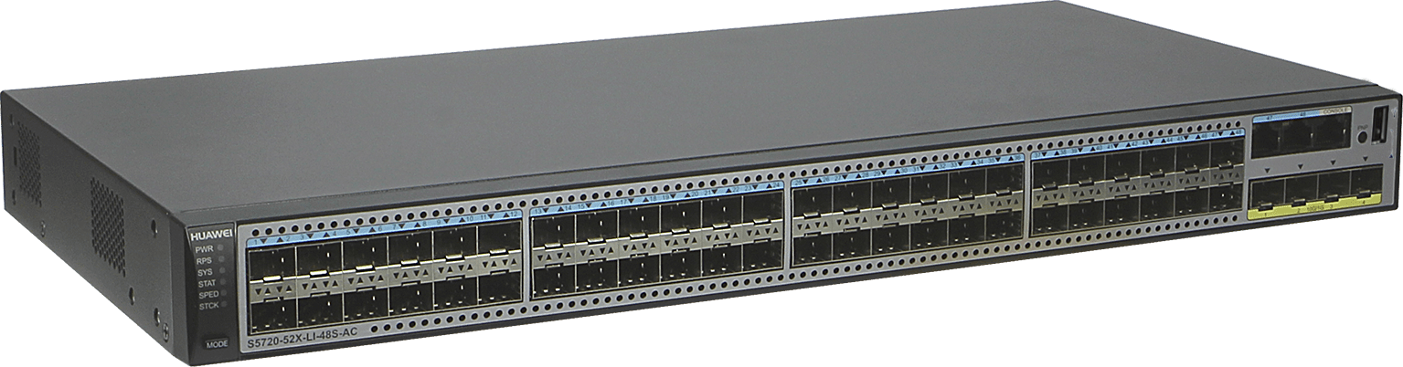 Huawei S5720-52X-LI-48S-AC 48 Port Layer 2 Ethernet Switch – Open Box