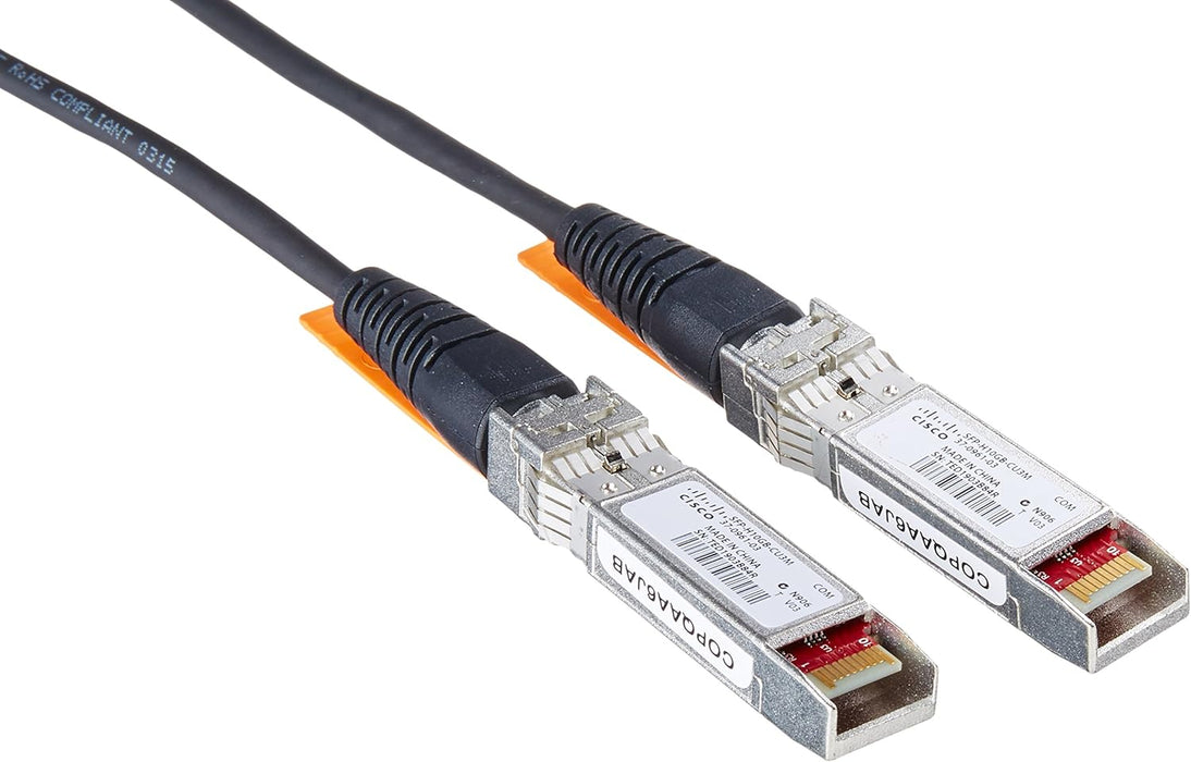 Cisco SFP-H10GB-CU3M 3M 30AWG SFP+ to SFP+ Direct Attach Twinax Cable – Refurb