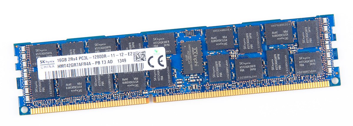 Demo (Not Original Packaging) Sk Hynix 16GB 2Rx4 Pc3L-12800R-11-13-E2 - Registered Ecc DDR3 Server Ram