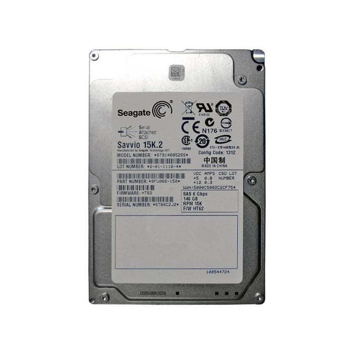 Pre-Owned Seagate ST9146852SS - 146GB SAS Hard Drive - 2.5" - 15 000 RPM - 6GB/s