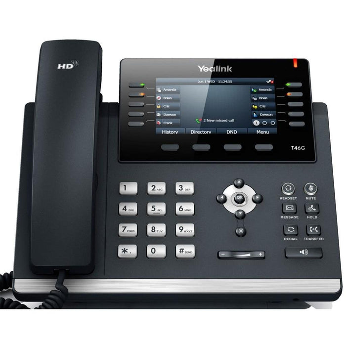 Yealink SIP-T46G Ultra-Elegant Gigabit IP Phone – Demo