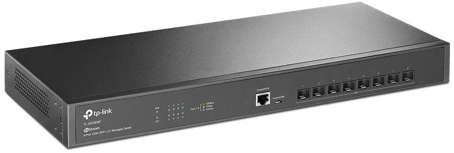 TP-Link TL-SX3008F 8 Port 10GE SFP+ L2 Managed Switch - Used