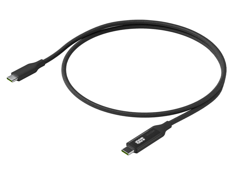 Ubiquiti USB-C Cable with Charge Display Black-0