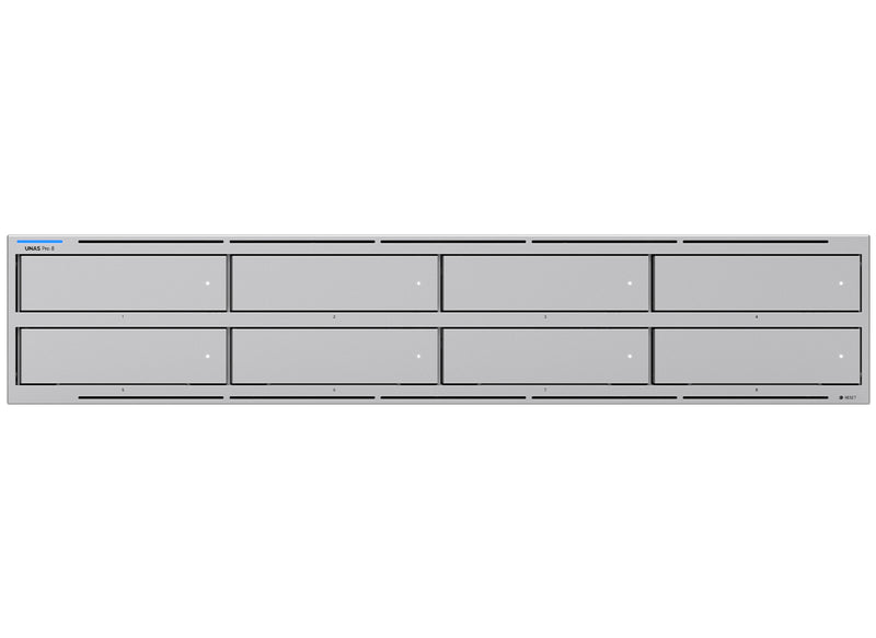 Ubiquiti UniFi NAS Pro 8 2U 8 Drive Bays 2 NVMe Slots and 10Gbps Ethernet-0