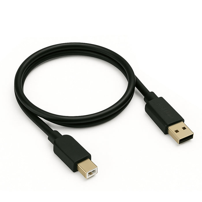 USB A 2.0 Male To Usb B 2.0 Male Printer Cable - 1.8 Meters - Refurb