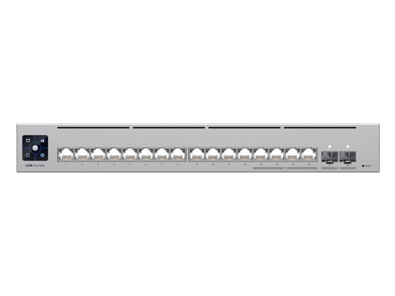 Ubiquiti UniFi Pro Max Switch 16 with 12 Gigabit 4x 2.5Gbps 2SFP+-0