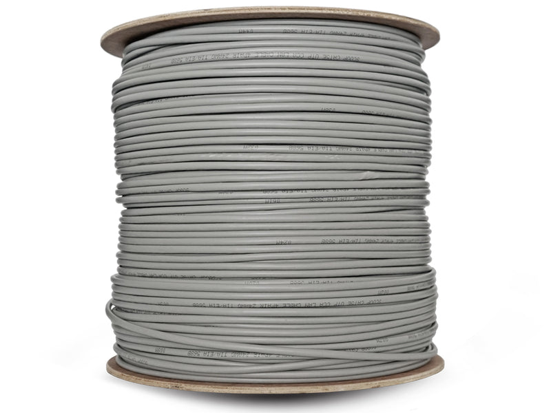 Scoop 500m Drum Cat5e CCA Grey UTP Cable-0