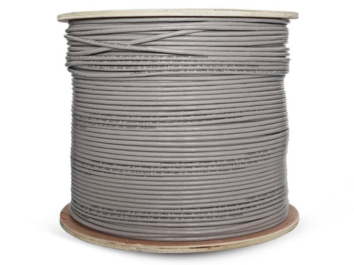 Linkbasic 500m Drum Cat5e Solid Grey UTP Cable-0