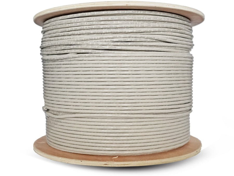 Linkbasic 500m Drum Cat6 Solid Grey UTP Cable-0