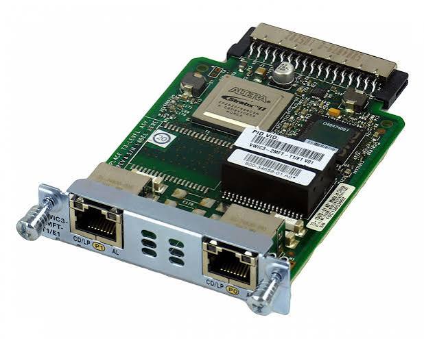 Cisco VWIC3-2MFT-T1/E1 2-Port T1/E1 Multiflex Voice/WAN Interface Card – Pre-Owned