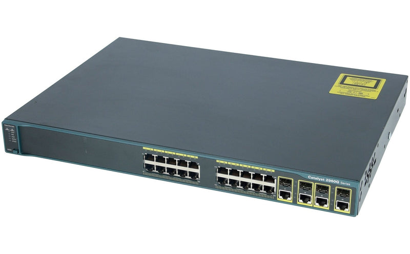 Cisco Catalyst WS-C2960G-24TC-L 24 Port Layer 2 Gigabit Switch – Refurb
