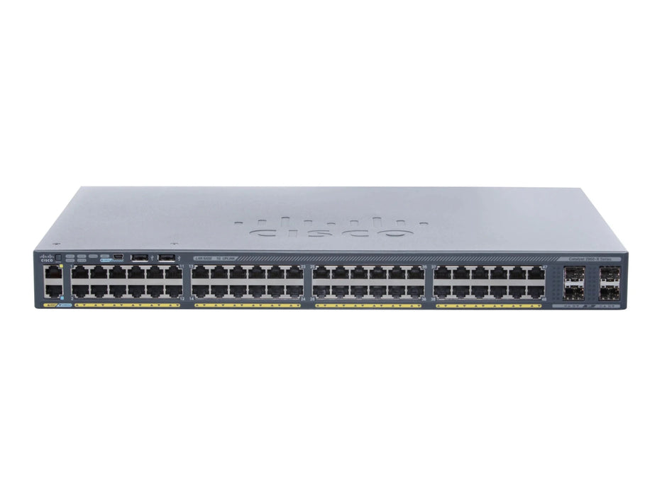 Cisco WS-C2960X-48TS-L 48 Port Layer 2 Managed Switch – Refurb