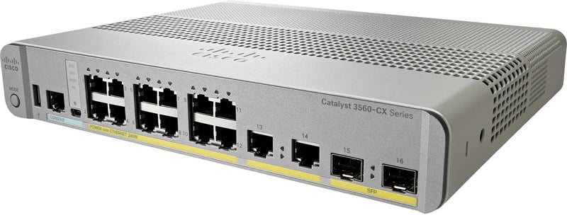 Cisco WS-C3560CX-12PC-S 12 Port Managed Switch – Refurb