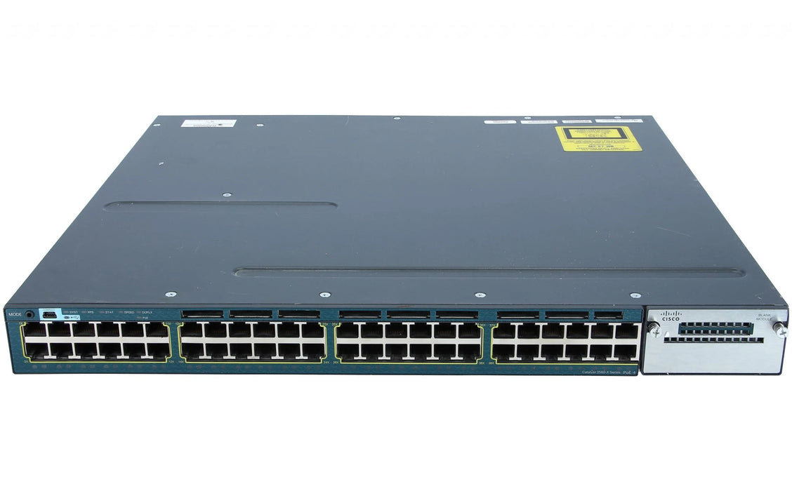 Cisco WS-C3560X-48P Layer 3 Managed Switch - Refurb