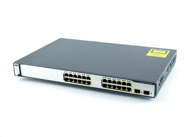 Cisco WS-C3750-24TS-S 24 Port Managed Switch – Pre-Owned