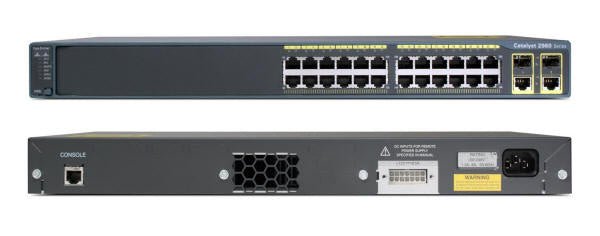 Cisco WS-C2960-24TC-L 24 Port Fast Ethernet Layer 2 Managed Switch – Refurb