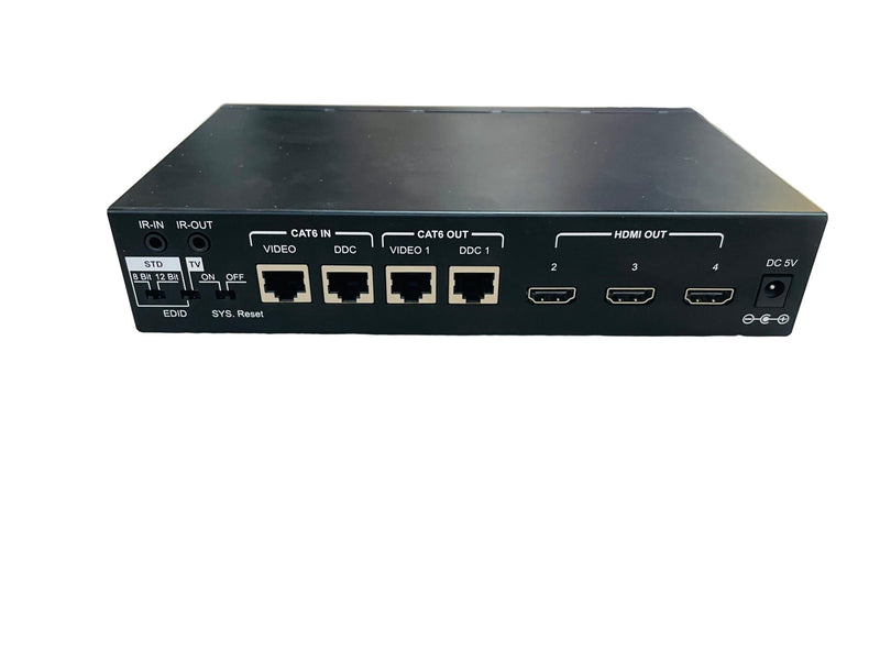 CLUX-1CAT4H 1 by 4 CAT6 to HDMI Splitter – Refurb