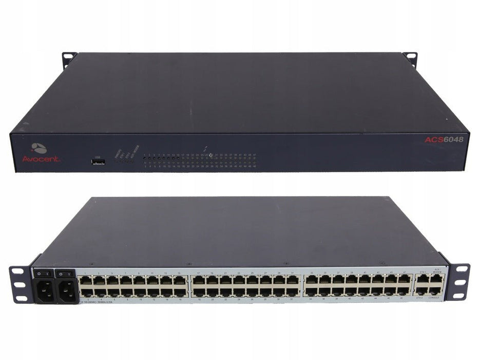 Avocent ACS 6048 48 Port Console Manager with Single AC Power Supply - Used