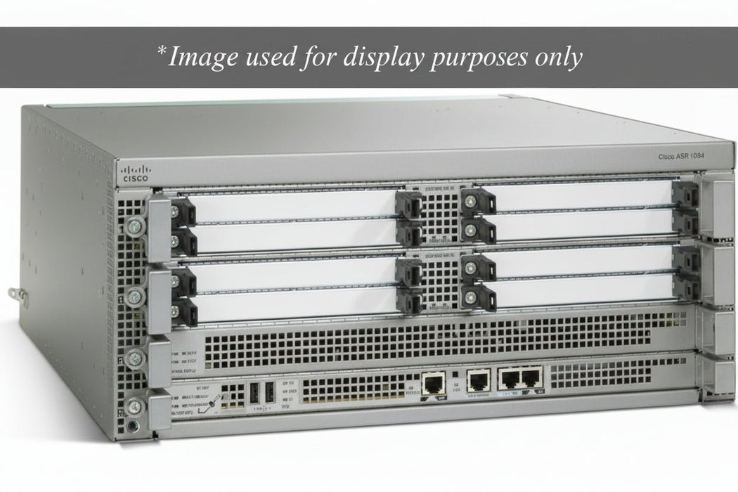 Cisco ASR 1004 With 1 × ASR1000-SIP-Blank + 1 × ASR1000-SIP10 + 1 × ASR1000-ESP20 + 1 × ASR1000-RP1 Enterprise Edge Router – Refurb
