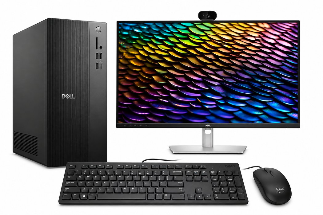 Dell Pro Tower Essential QVT1260 + P2726DEB Conference Computer Set – Ultra 5 225 – 16GB DDR5 – 512GB NVMe SSD – Win11Pro – New Special