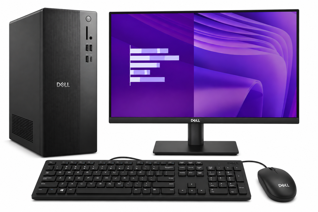 Dell ECT1250 Tower IT Computer Set – i5 14500 – 8GB DDR5 – 512GB NVMe – Win11Pro – New Special
