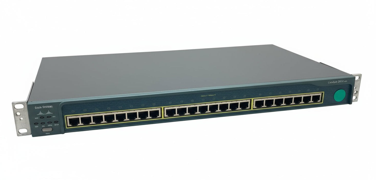 Cisco WS-C2950-24 24 Port 10/100 Catalyst Network Switch – Refurb