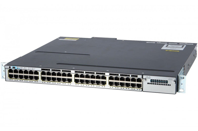 Cisco WS-C3750X-48PF-S 48-Port  Layer 3 Stackable Gigabit Switch – Refurb