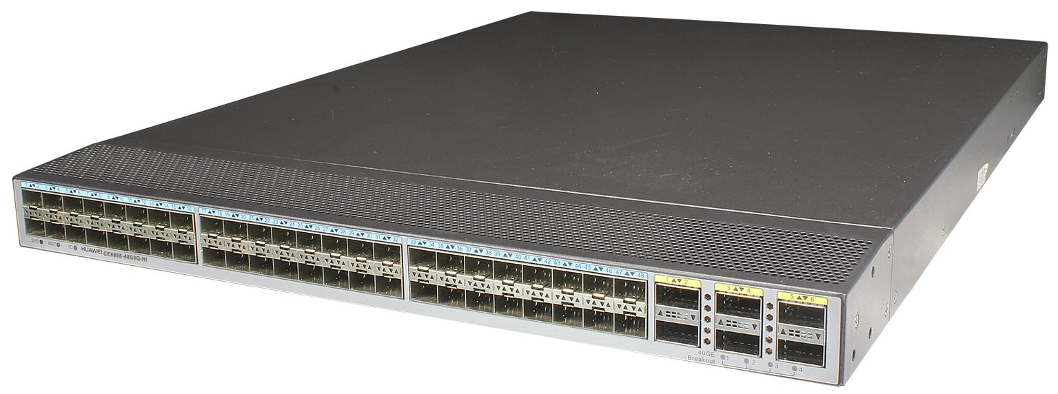 Huawei CE6855-48S6Q-HI 48 x 10GE SFP+ 6 x 40GE QSFP  Switch – Refurb