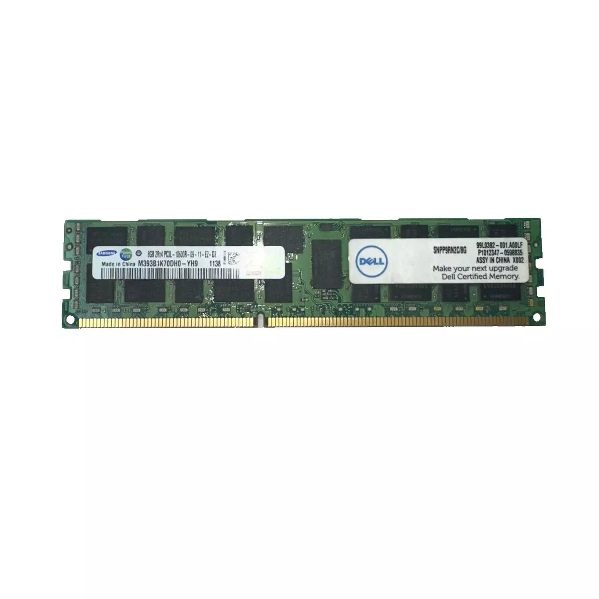 Samsung 8GB 2Rx4 PC3-10600R-09-11-E2-D3 DDR3 ECC Registered Server
