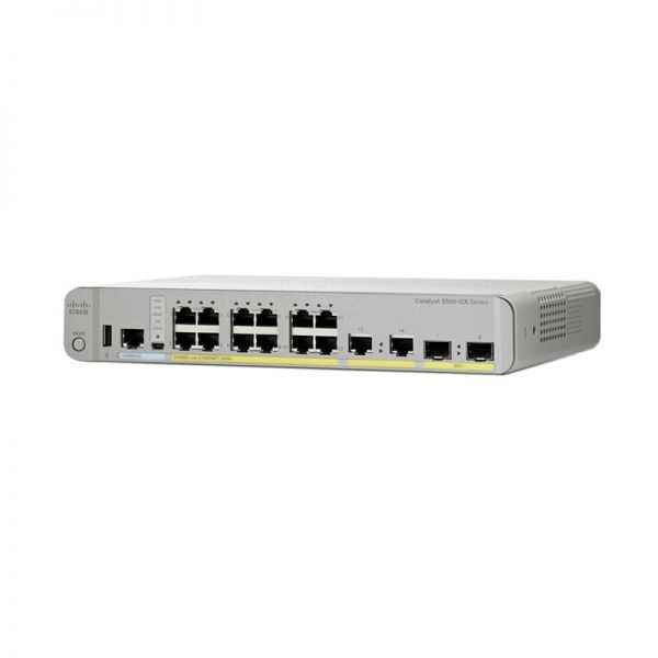 Cisco WS-C3560CX-12PD - 12-port compact Switch Layer 3, POE- 12 x 10/100/1000 Ethernet Ports, 2 SFP+ 10G&2GE uplinks - New  (Open Box)