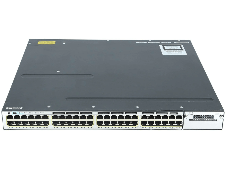 Cisco Catalyst Ws-C3750X-48P-S - Layer 3 - 48 X 10/100/1000 Ethernet Poe+ Ports - Ip Base - Managed - Stackable Switch - Refurb